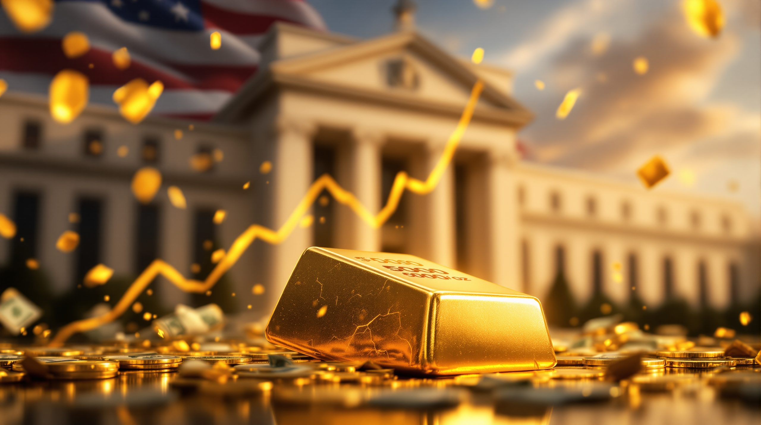 Emas Meroket ke Rekor Baru, Pasar Yakin Fed Akan Potong Suku Bunga